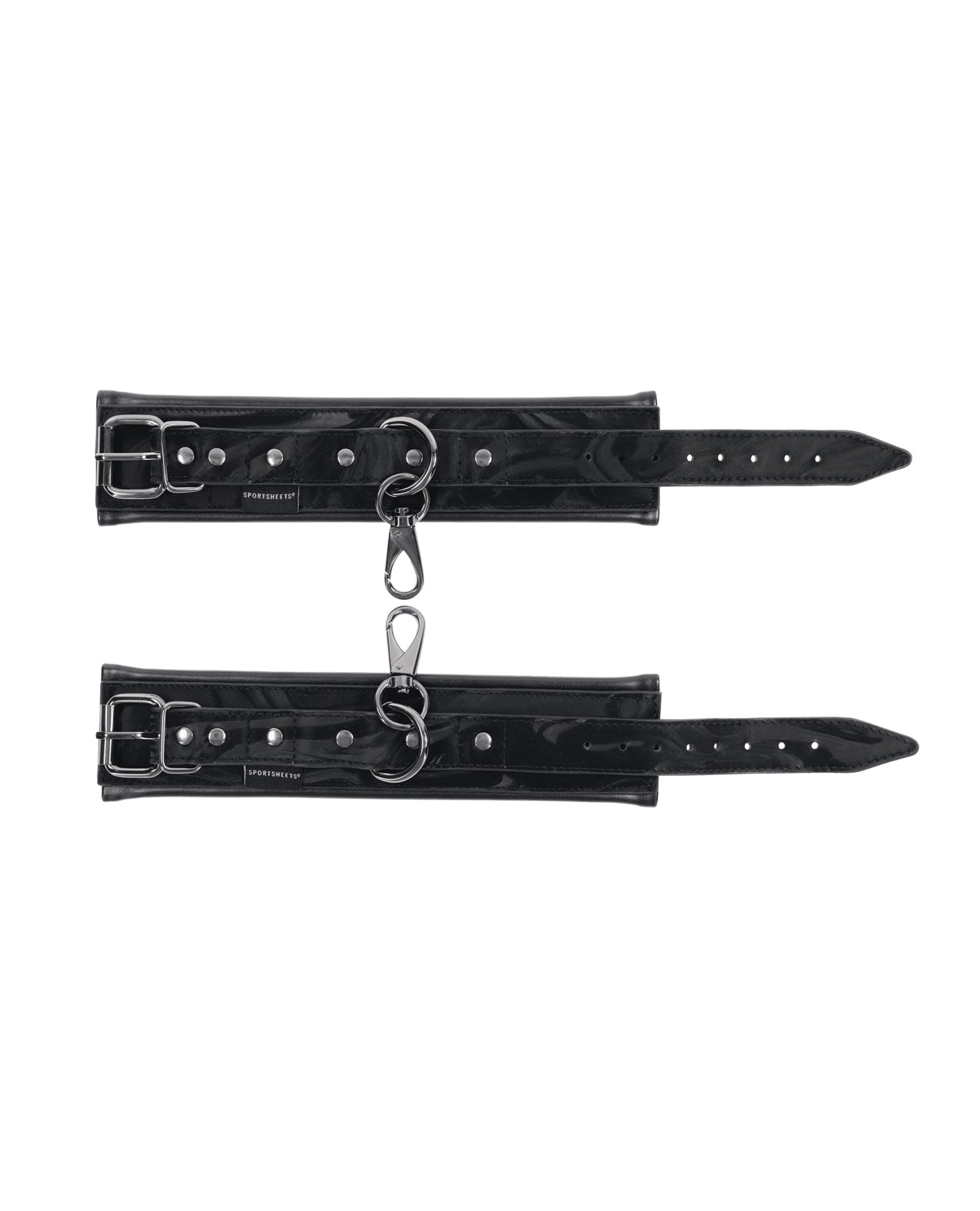 Sportsheets Velvet Noir Handcuffs - Black