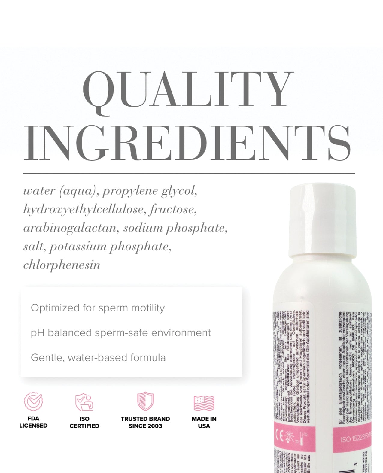 JO Actively Trying (TTC) Paraben-Free - Original Lubricant 4 oz