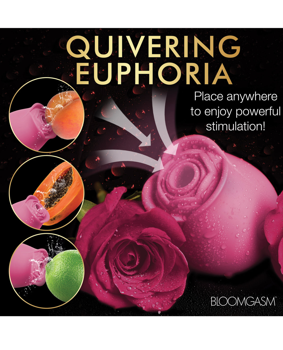 Bloomgasm The Perfect Rose Clitoral Stimulator - Pink