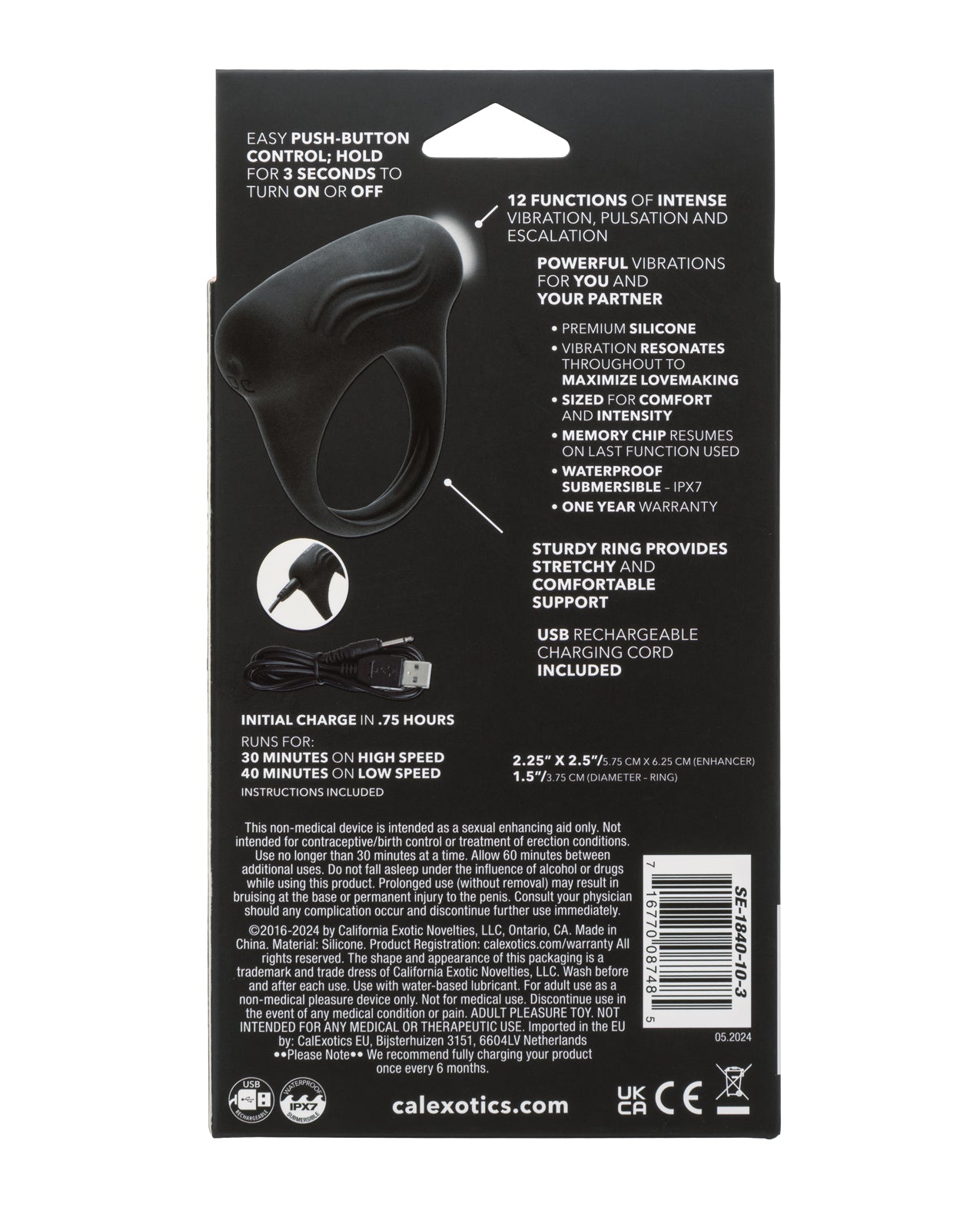 Lovers Silicone Arouser - Black
