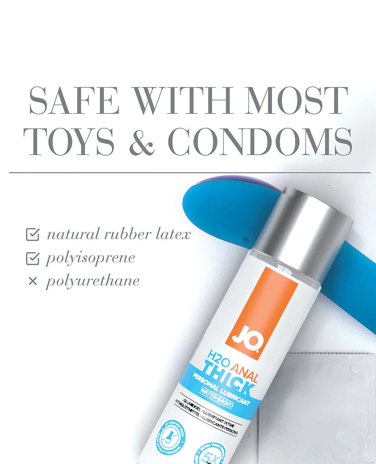 JO H2O Anal Thick - Original Lubricant 8 oz