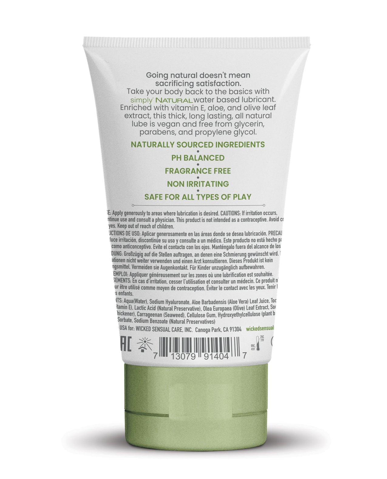 Wicked Sensual Care Simply Natural - 4 oz